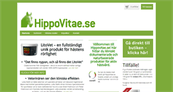 Desktop Screenshot of hippovitae.se